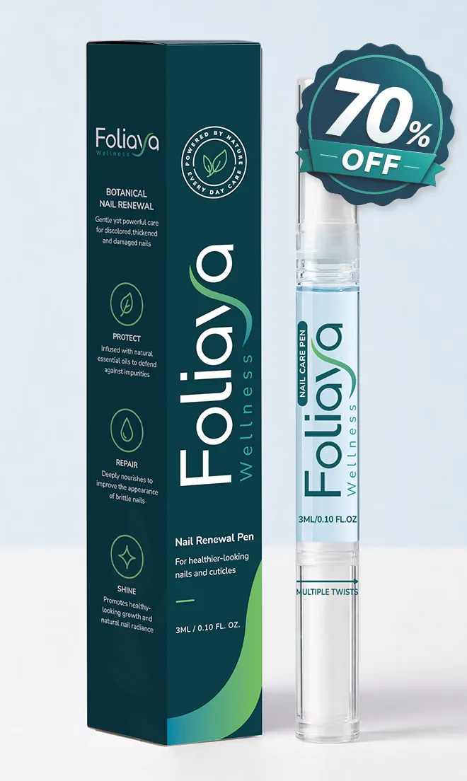 Foliaya precision brush-on nail care pen